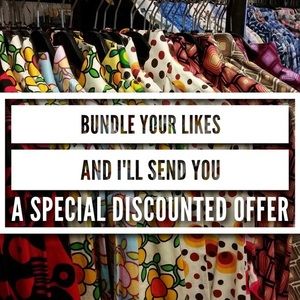 Bundle likes for an offer! No obligation to accept